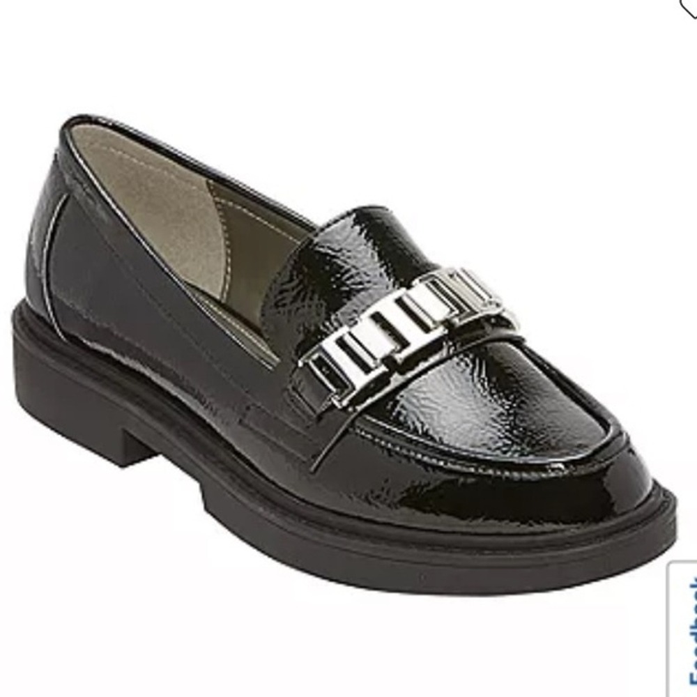 Y2K Chunky Platform Loafers in Black‎ size 10